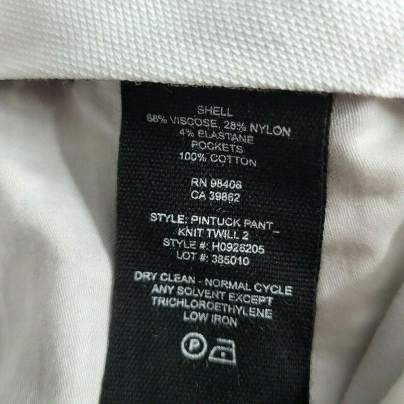 Theory Pintuck Pant Knit Twill Dark Charcoal Trousers Pleated 29X28 New Size 2 - Picture 12 of 16